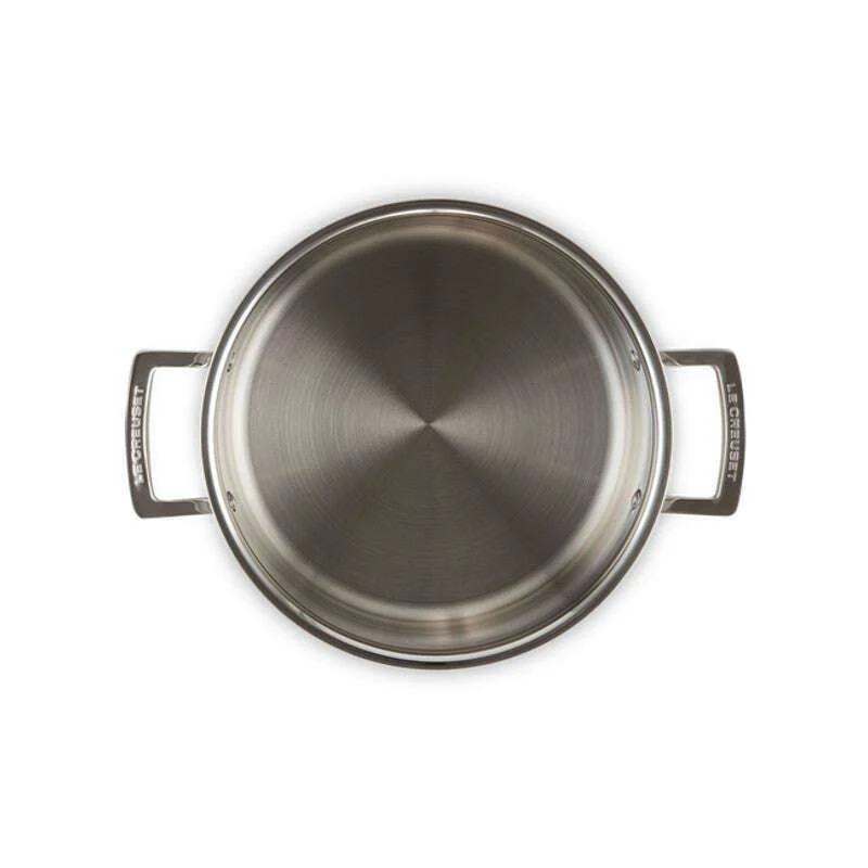 3-ply Stainless Steel Deep Casserole 24cm - Image 6