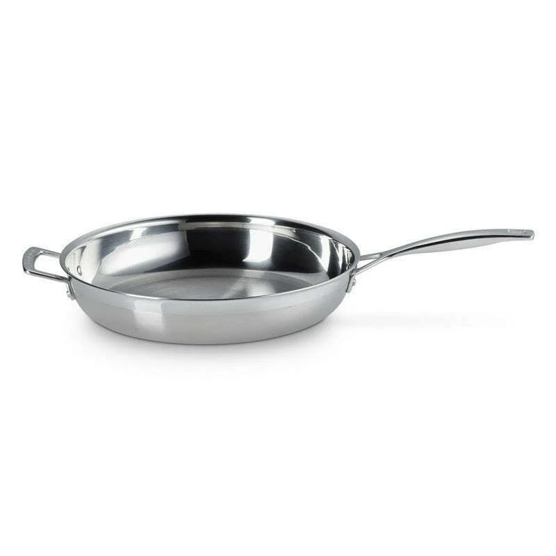 3-ply Stainless Steel Fry Pan with Helper Handle - Image 5