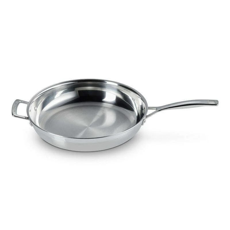 3-ply Stainless Steel Fry Pan with Helper Handle - Image 6