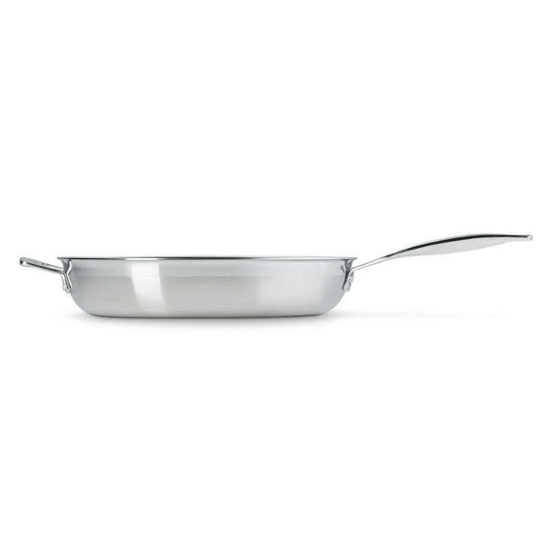 3-ply Stainless Steel Fry Pan with Helper Handle - Image 7