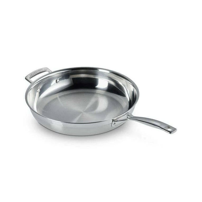 3-ply Stainless Steel Fry Pan with Helper Handle - Image 9
