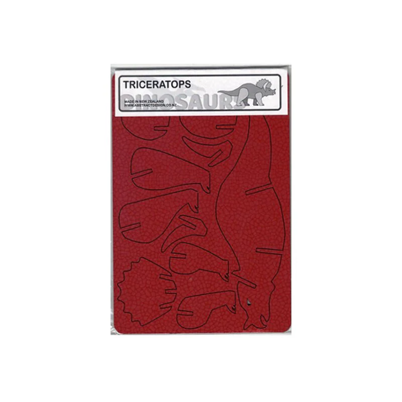 Triceratops Flatpack A5 Red - Image 3