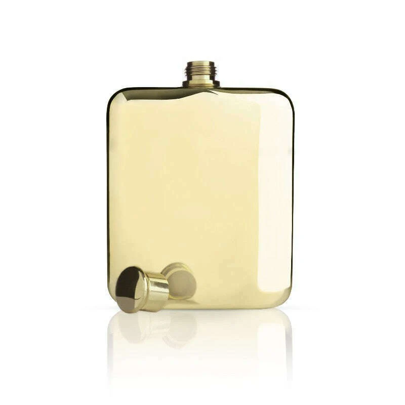 Belmont Gold Plated Flask - Image 5