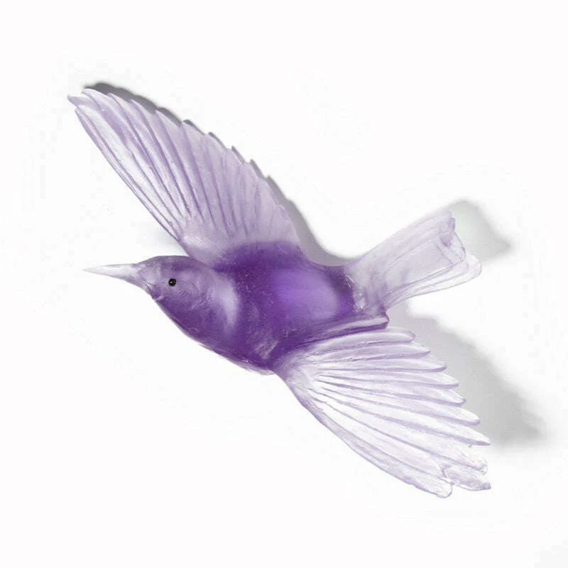 Cast Glass Bird Tīeke/Saddleback - Image 11