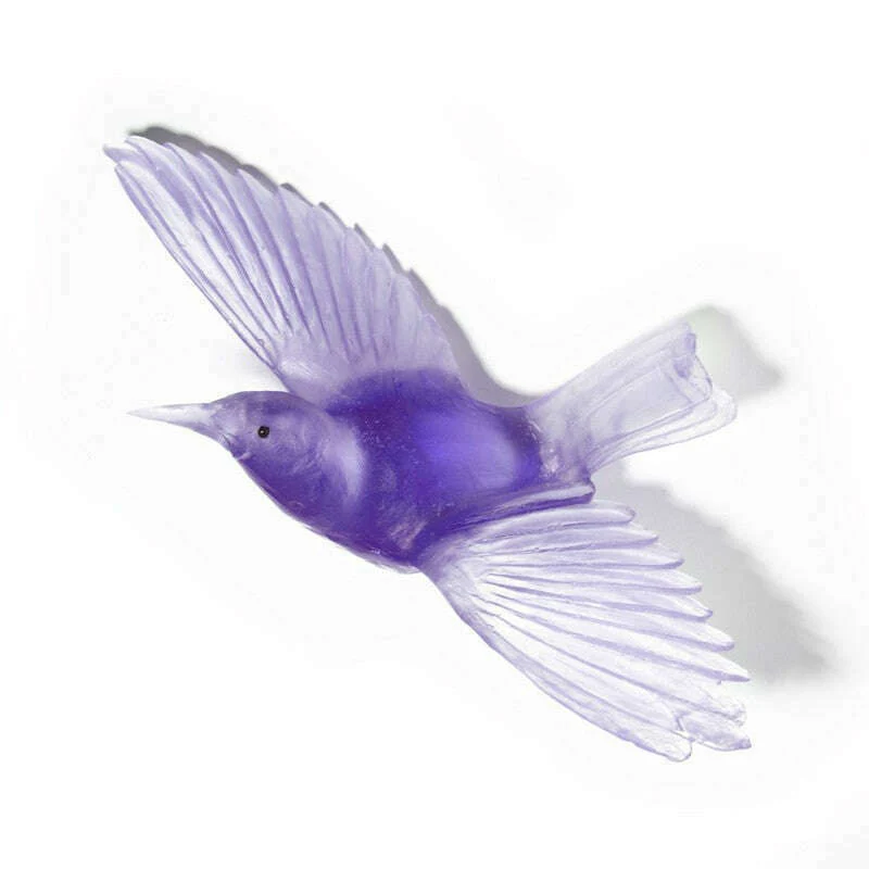 Cast Glass Bird Tīeke/Saddleback - Image 12