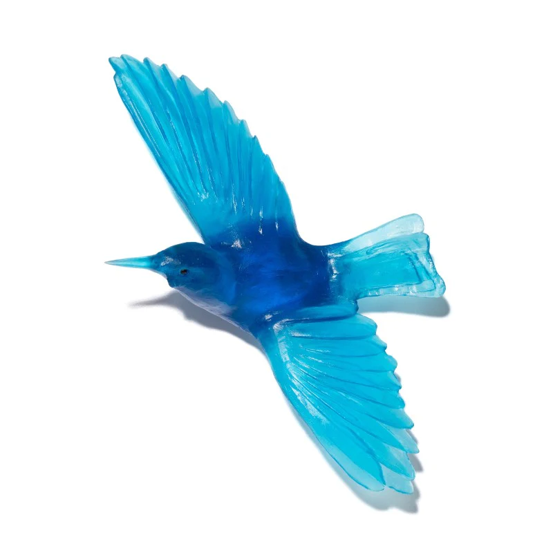 Cast Glass Bird Tīeke/Saddleback - Image 14