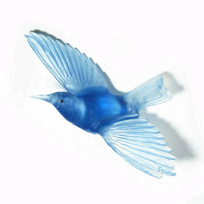 Cast Glass Bird Tīeke/Saddleback - Image 16