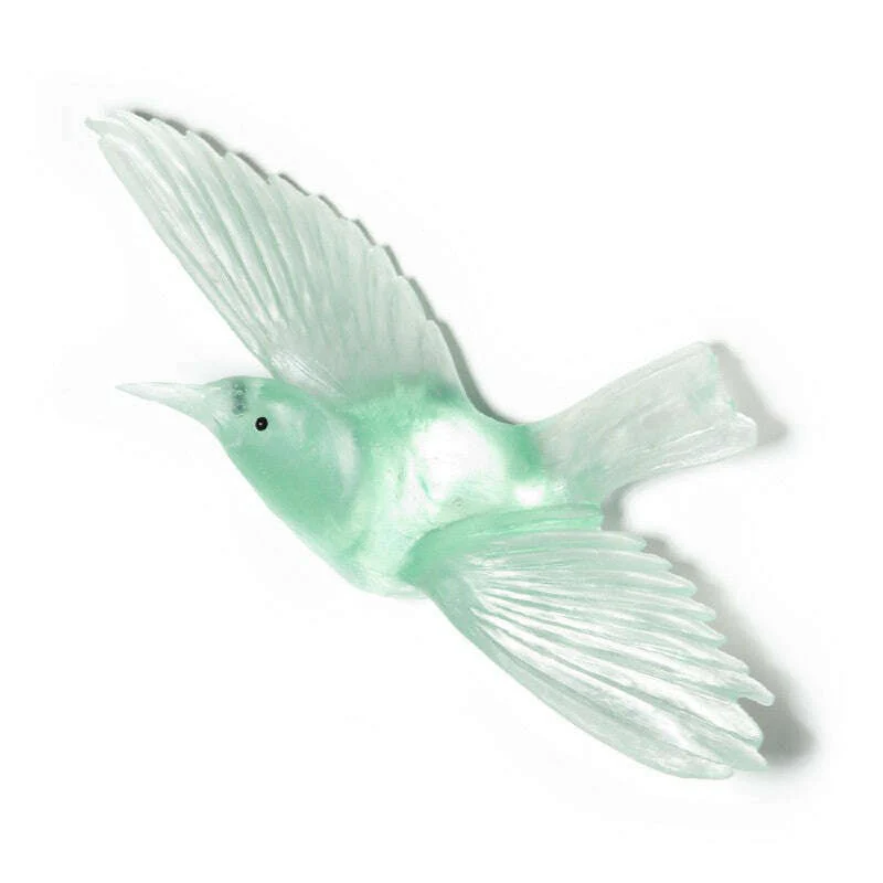 Cast Glass Bird Tīeke/Saddleback - Image 18