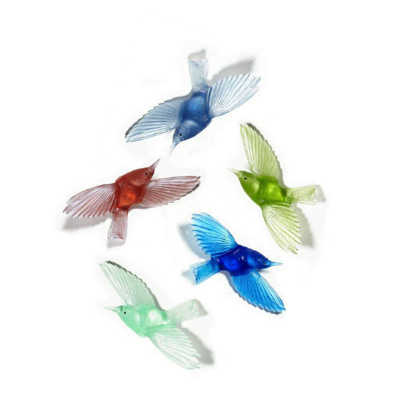 Cast Glass Bird Tīeke/Saddleback - Image 2