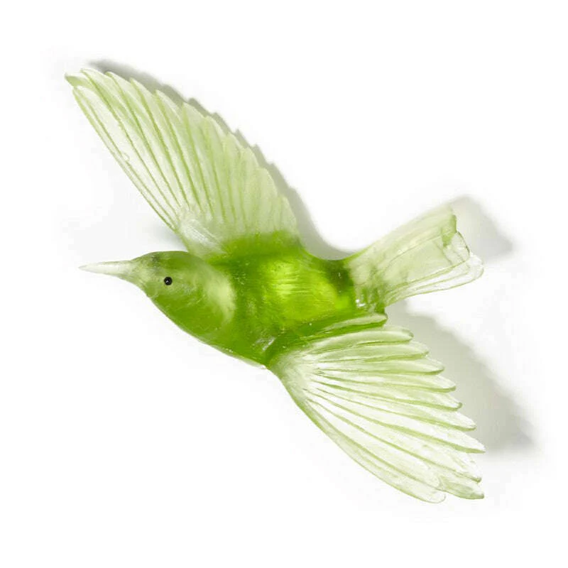 Cast Glass Bird Tīeke/Saddleback - Image 4