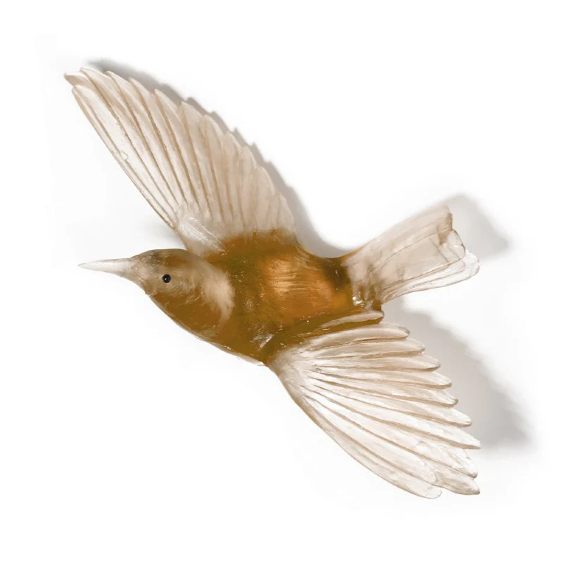 Cast Glass Bird Tīeke/Saddleback - Image 5