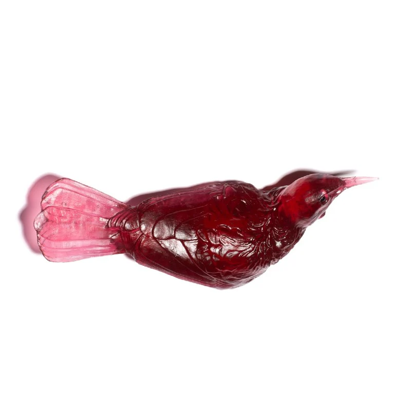 Cast Glass Bird Tūī