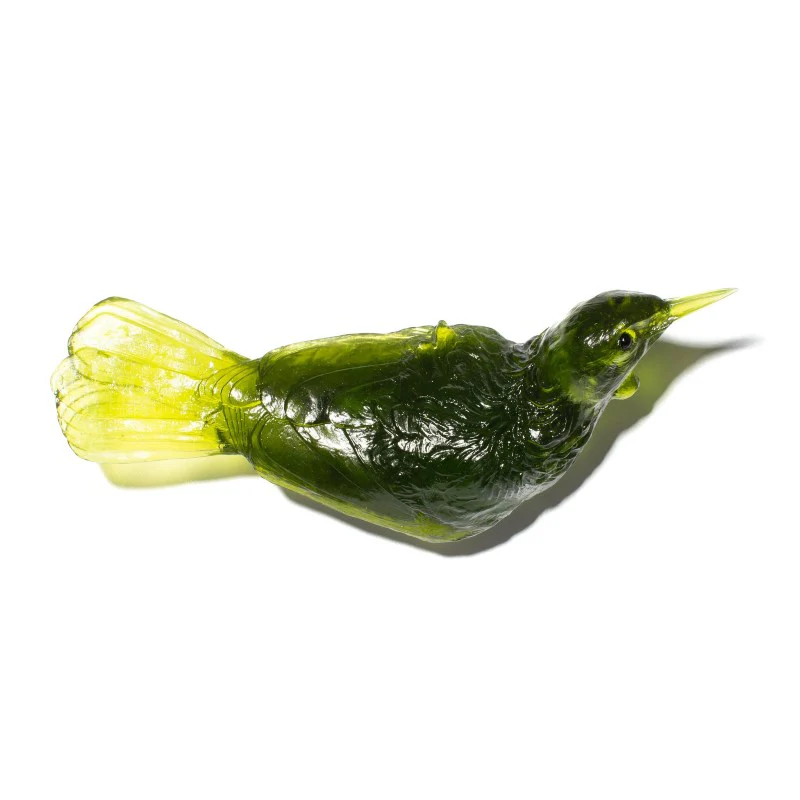 Cast Glass Bird Tūī - Image 4