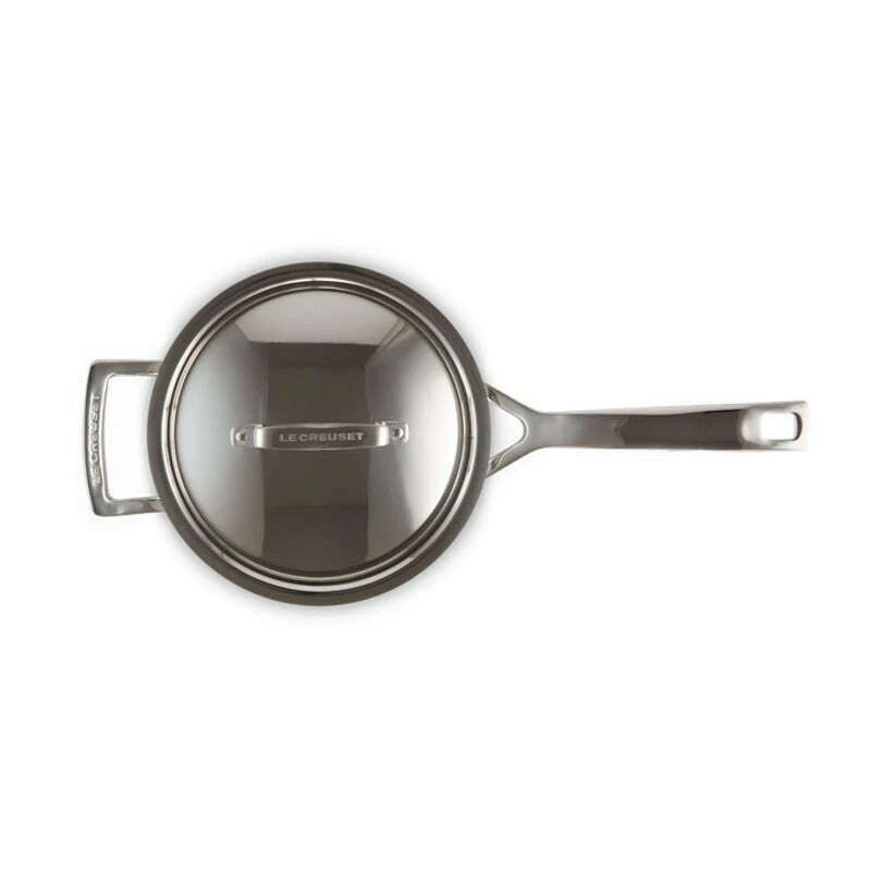3-ply Stainless Steel Saucepan with Lid - Image 11