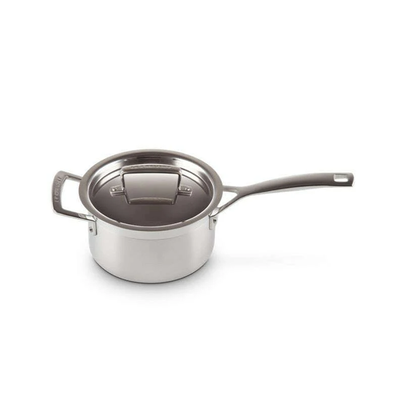 3-ply Stainless Steel Saucepan with Lid - Image 14