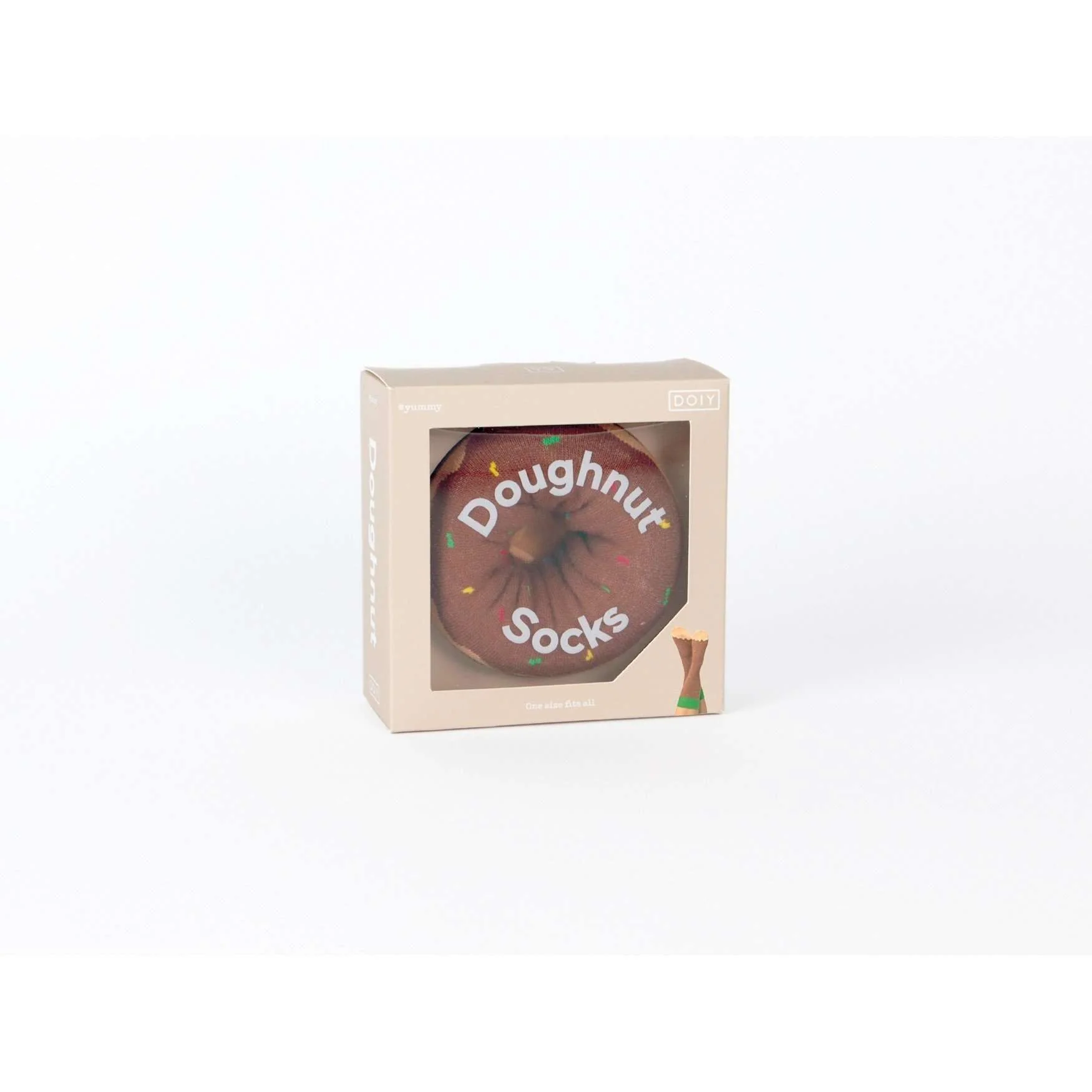 Socks Doughnut Brown