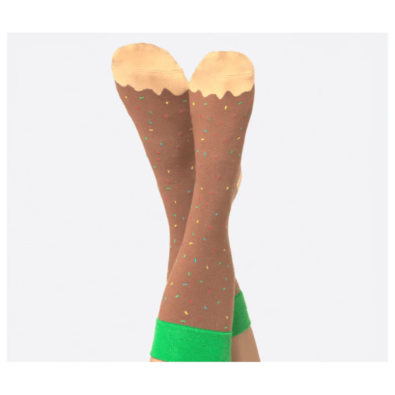 Socks Doughnut Brown - Image 3