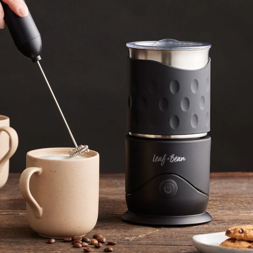 Electric Milk Frother & Warmer Matte Black 380ml - Image 4