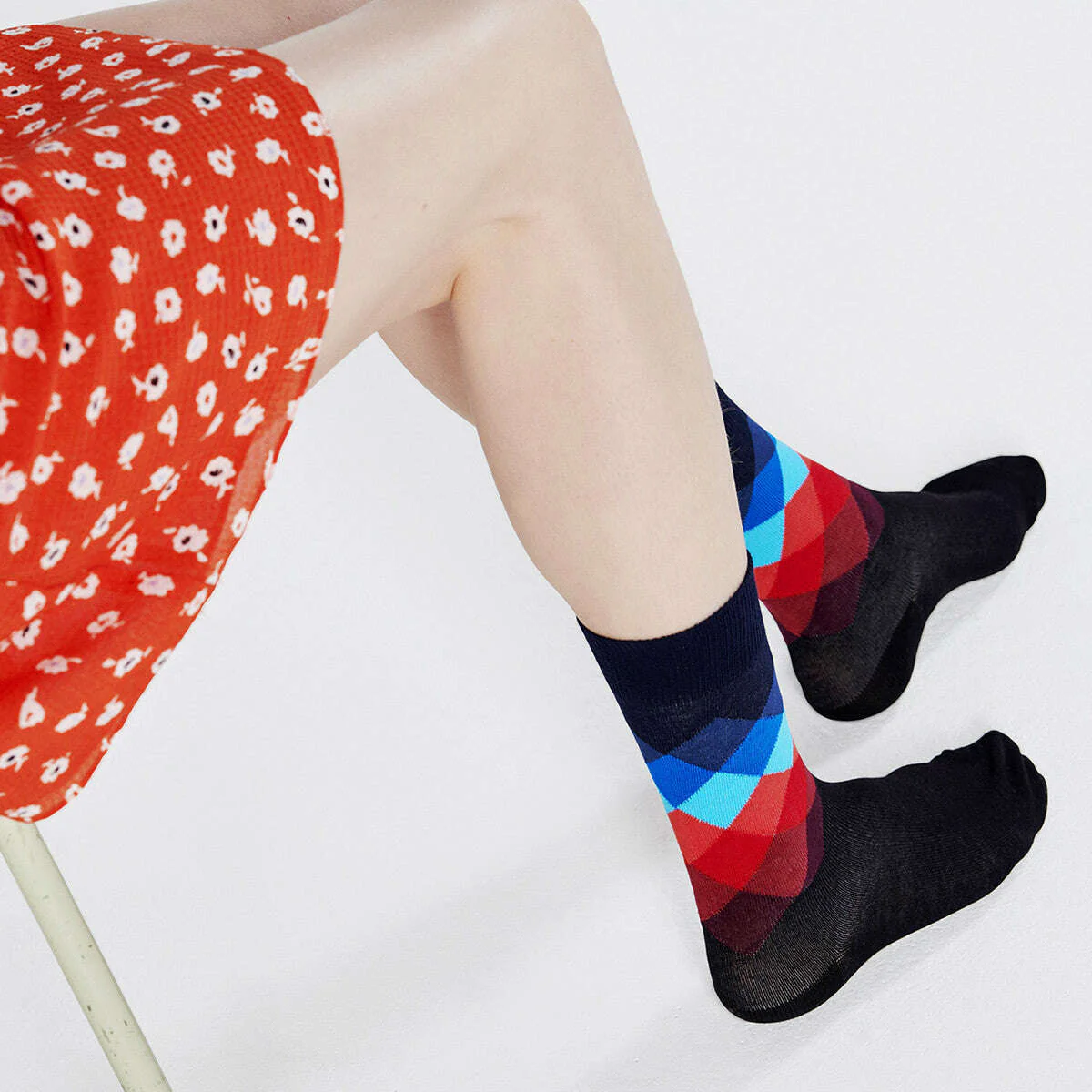 Happy Socks: Faded Diamond Sock (069) - 41-46 - Image 3