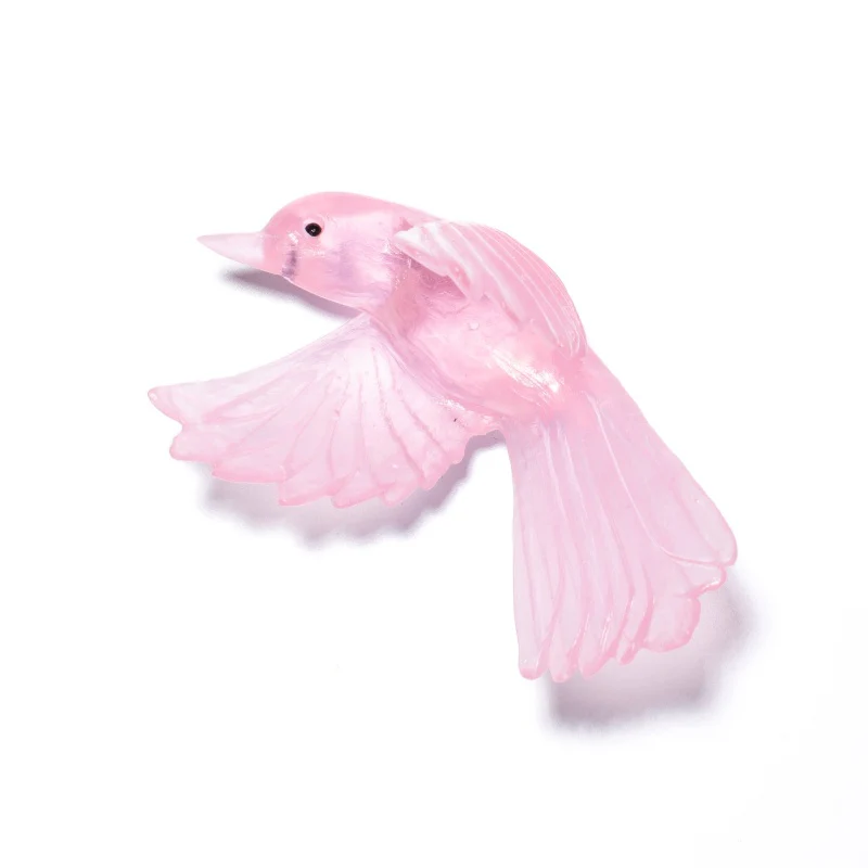 Cast Glass Bird Pīwakawaka/Fantail Wings Down - Image 18