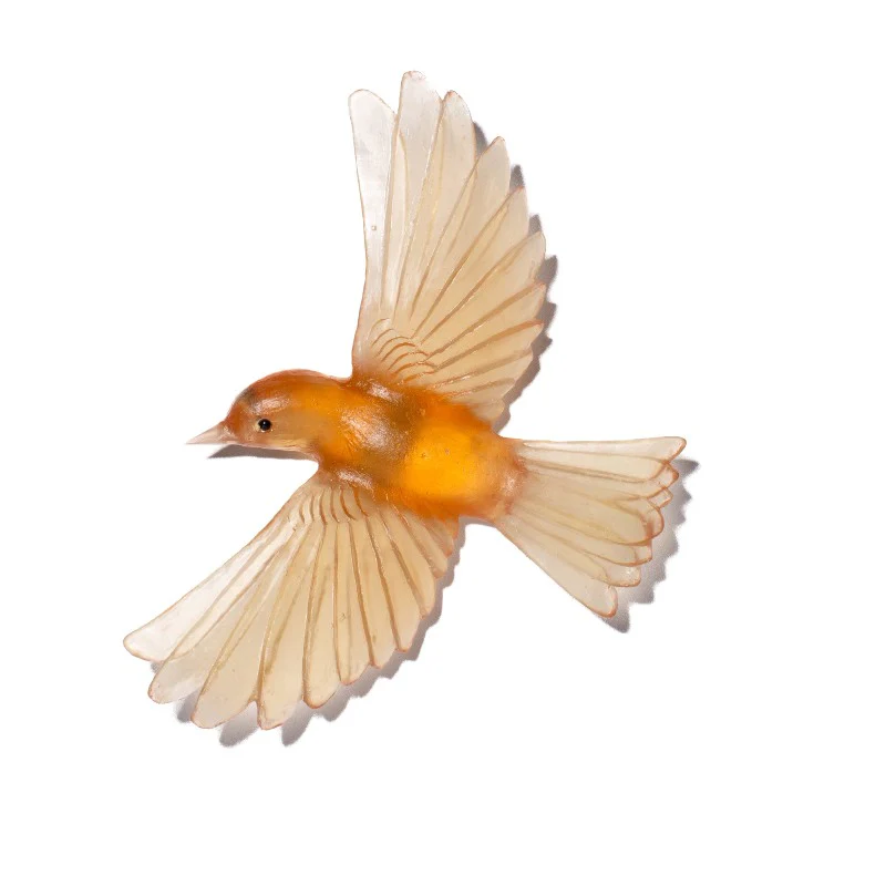 Cast Glass Bird Mōhua/Yellowhead - Image 11