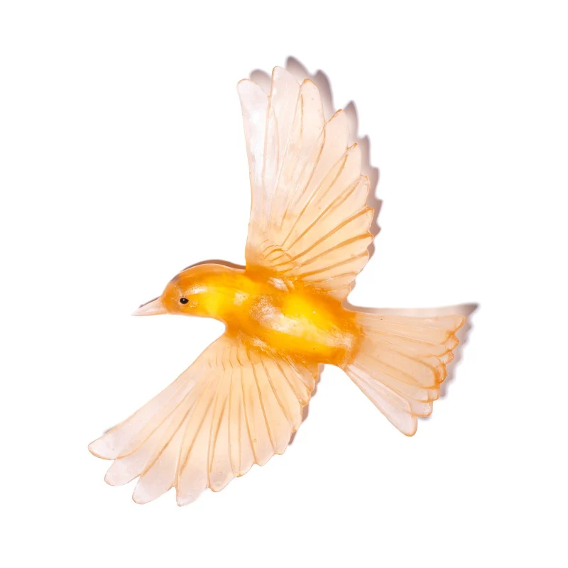 Cast Glass Bird Mōhua/Yellowhead - Image 12