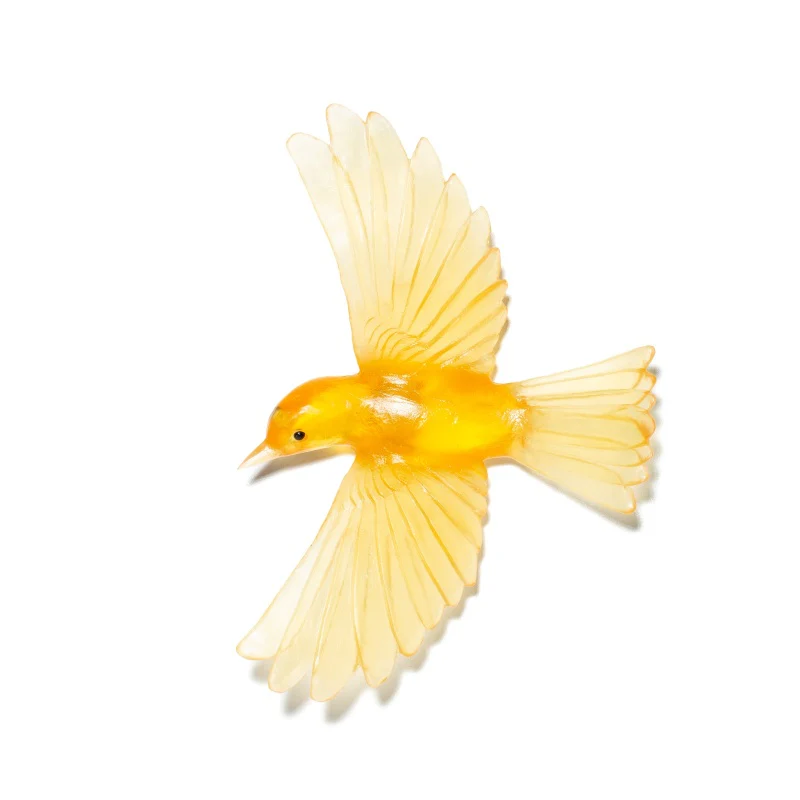 Cast Glass Bird Mōhua/Yellowhead - Image 13
