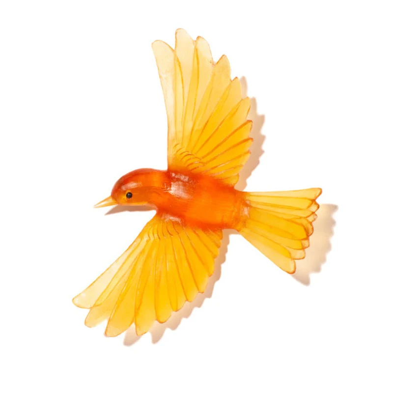 Cast Glass Bird Mōhua/Yellowhead - Image 15
