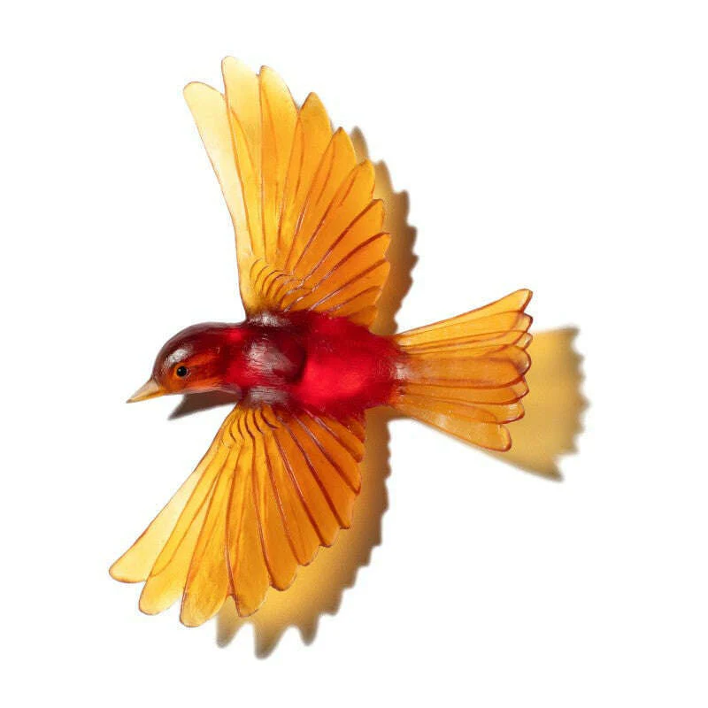 Cast Glass Bird Mōhua/Yellowhead - Image 17