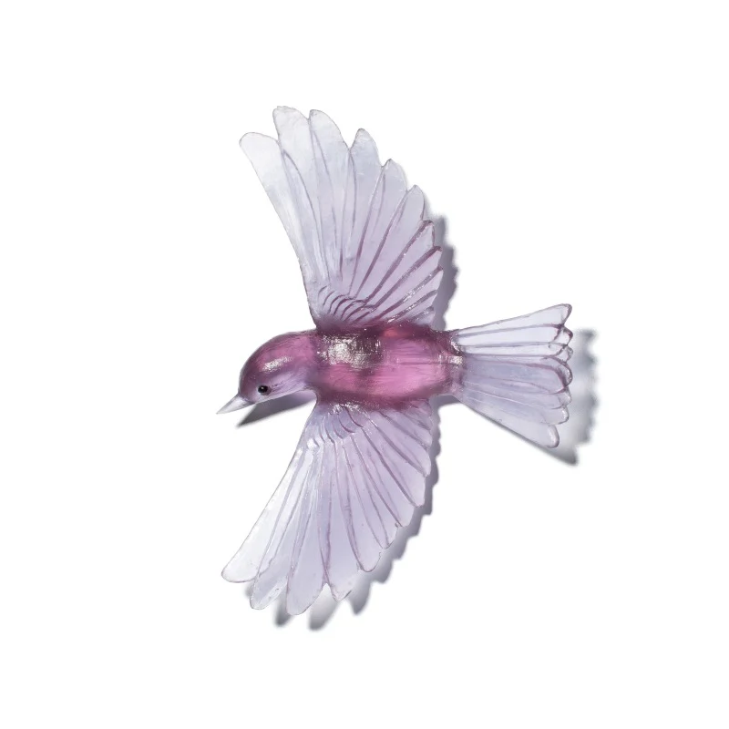 Cast Glass Bird Mōhua/Yellowhead - Image 22