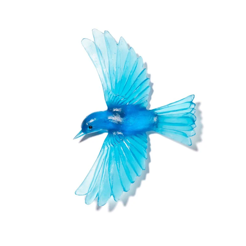 Cast Glass Bird Mōhua/Yellowhead - Image 31
