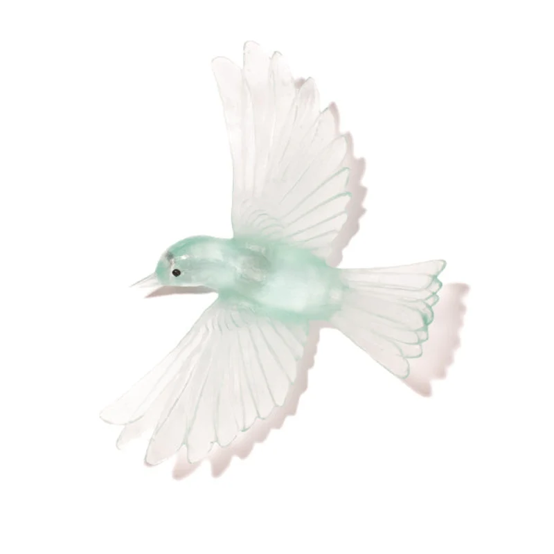 Cast Glass Bird Mōhua/Yellowhead - Image 34