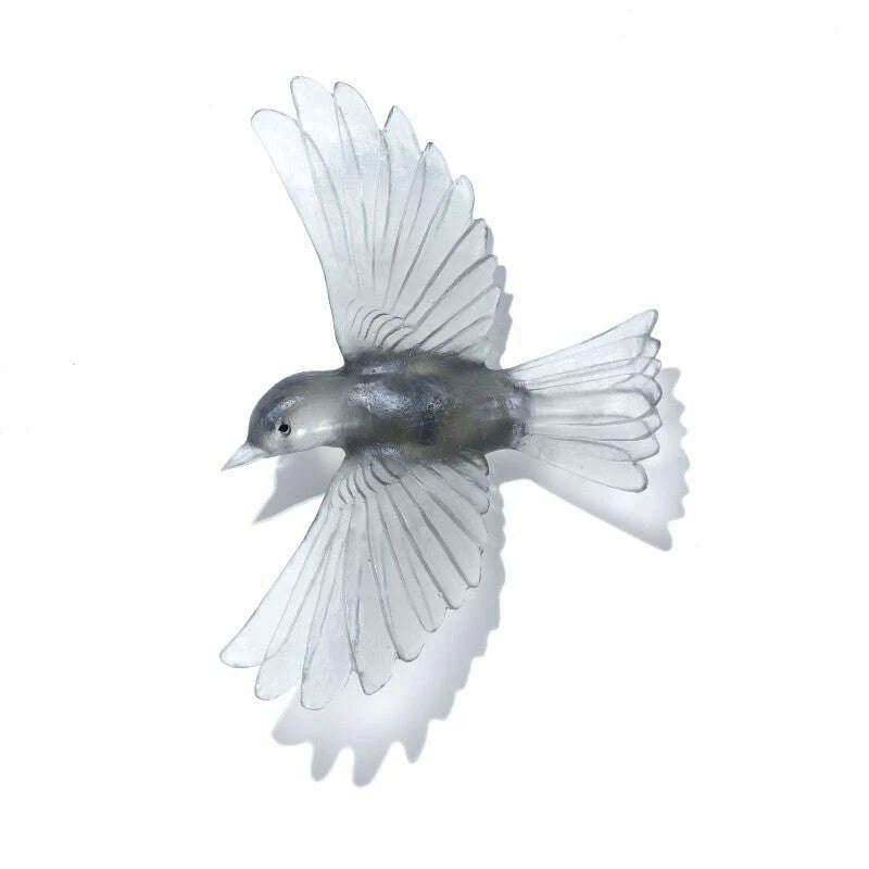 Cast Glass Bird Mōhua/Yellowhead - Image 37
