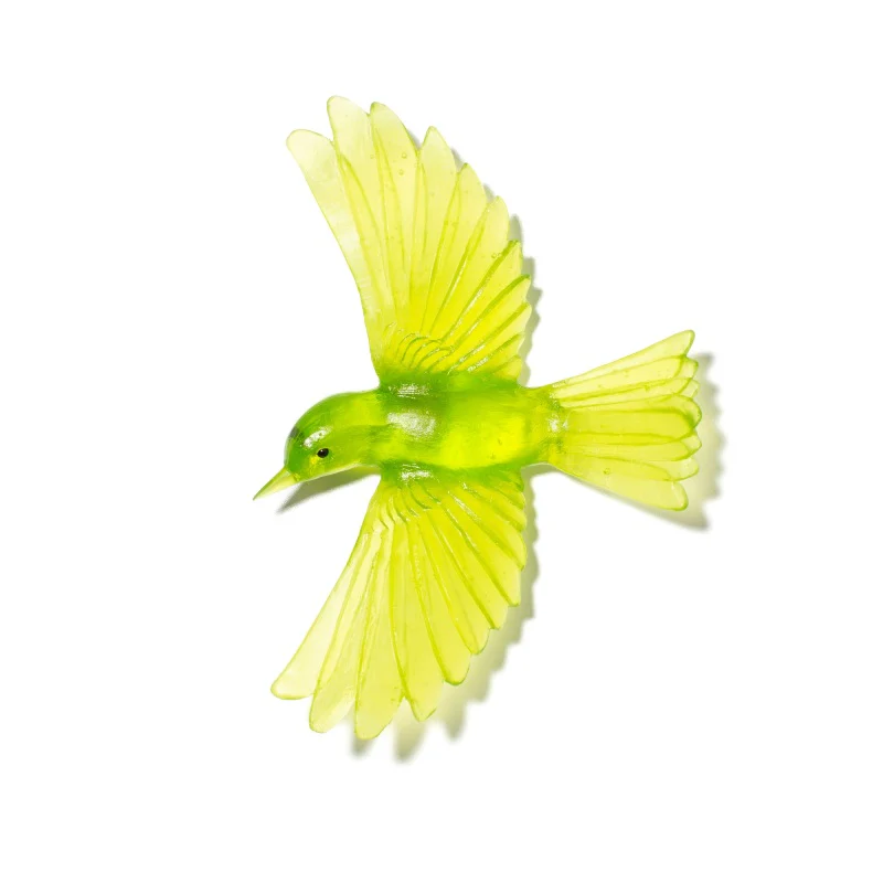 Cast Glass Bird Mōhua/Yellowhead - Image 5