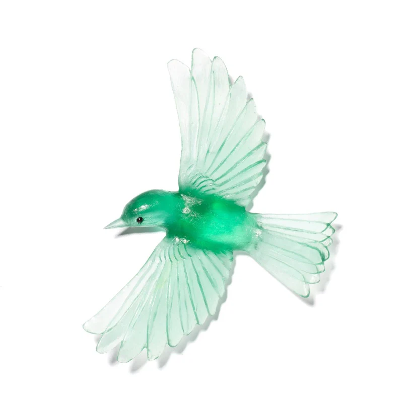Cast Glass Bird Mōhua/Yellowhead - Image 6