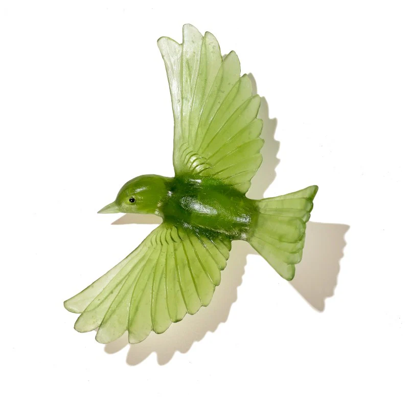 Cast Glass Bird Mōhua/Yellowhead - Image 7