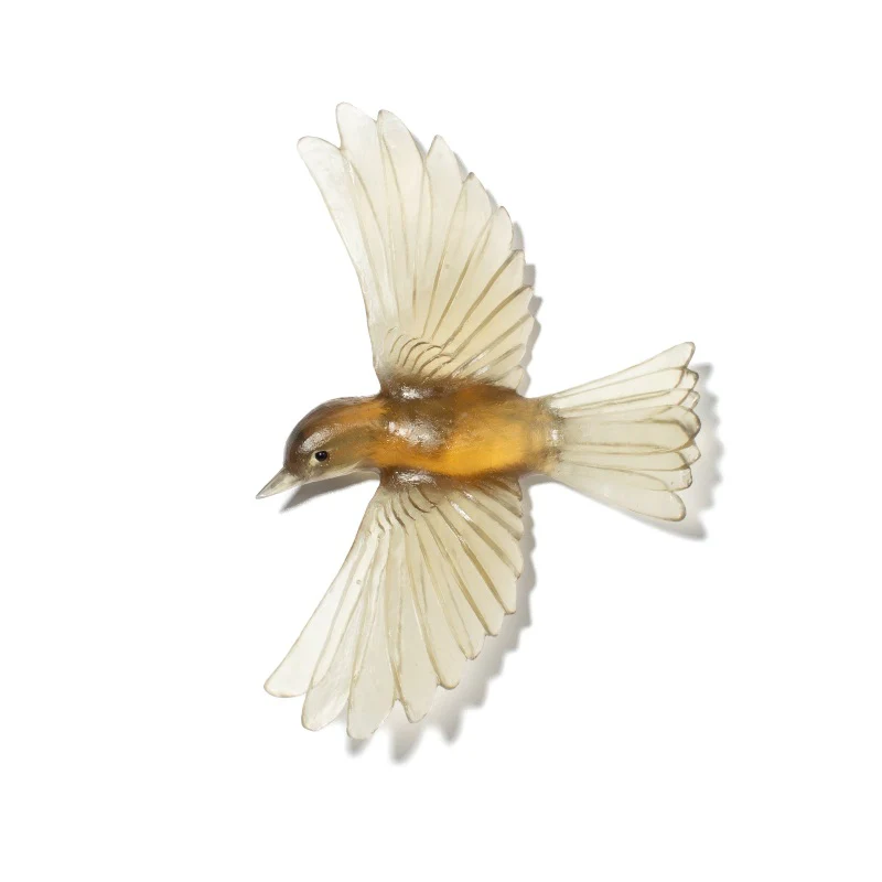 Cast Glass Bird Mōhua/Yellowhead - Image 8
