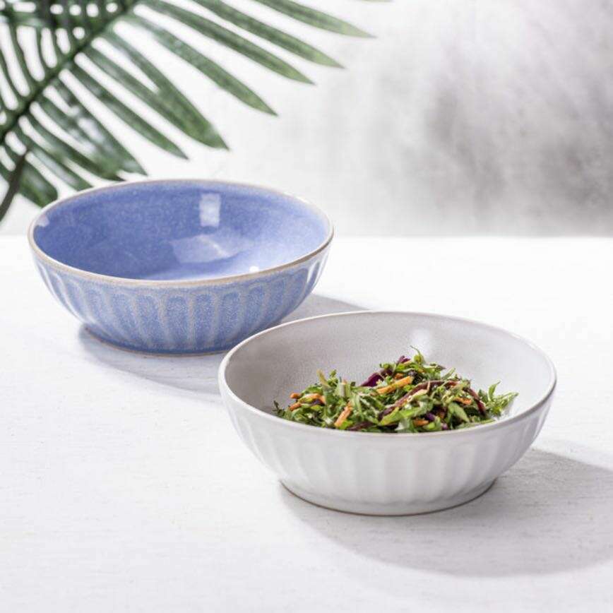 Marguerite White Serving Bowl 25cm - Image 2
