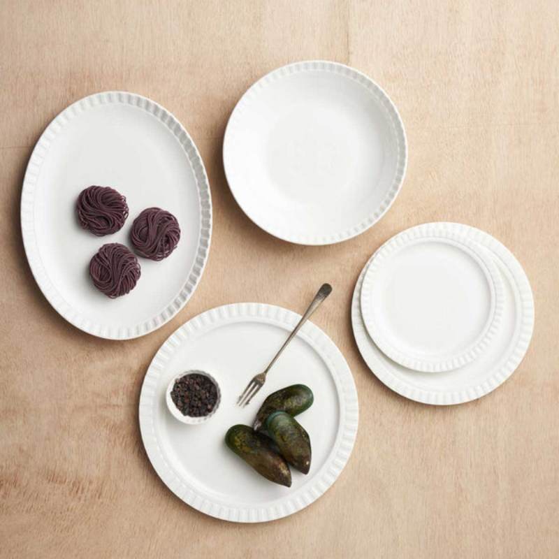 Entree Plate Merchant White 22.5cm - Image 3