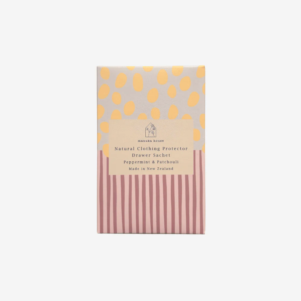 Native NZ design Drawer Sachet - Peppermint & Patchouli