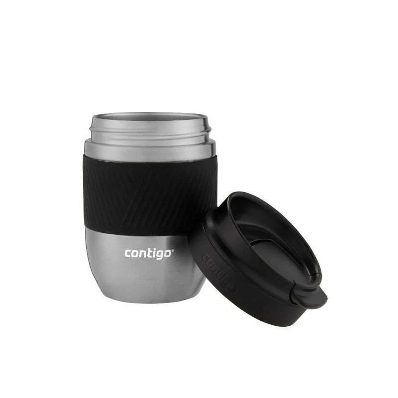 Pug Mug Snapseal 295ml Black & Stainless Steel - Image 3