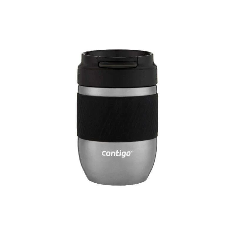 Pug Mug Snapseal 295ml Black & Stainless Steel - Image 4