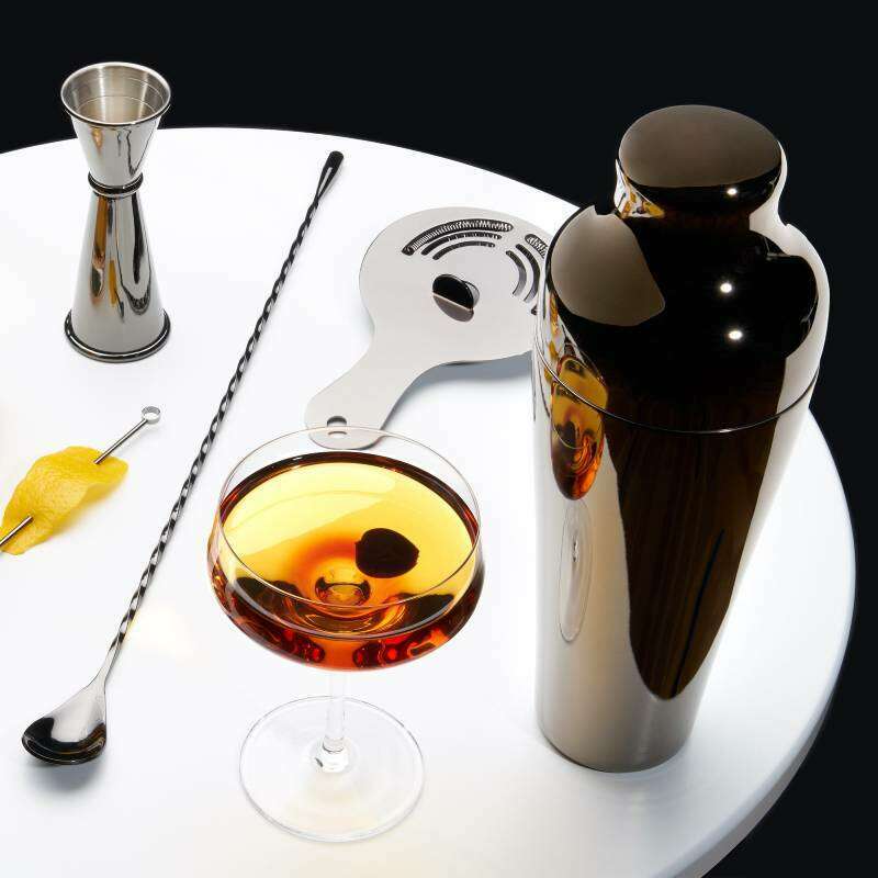 Warren Parisian Cocktail Shaker Gunmetal - Image 3