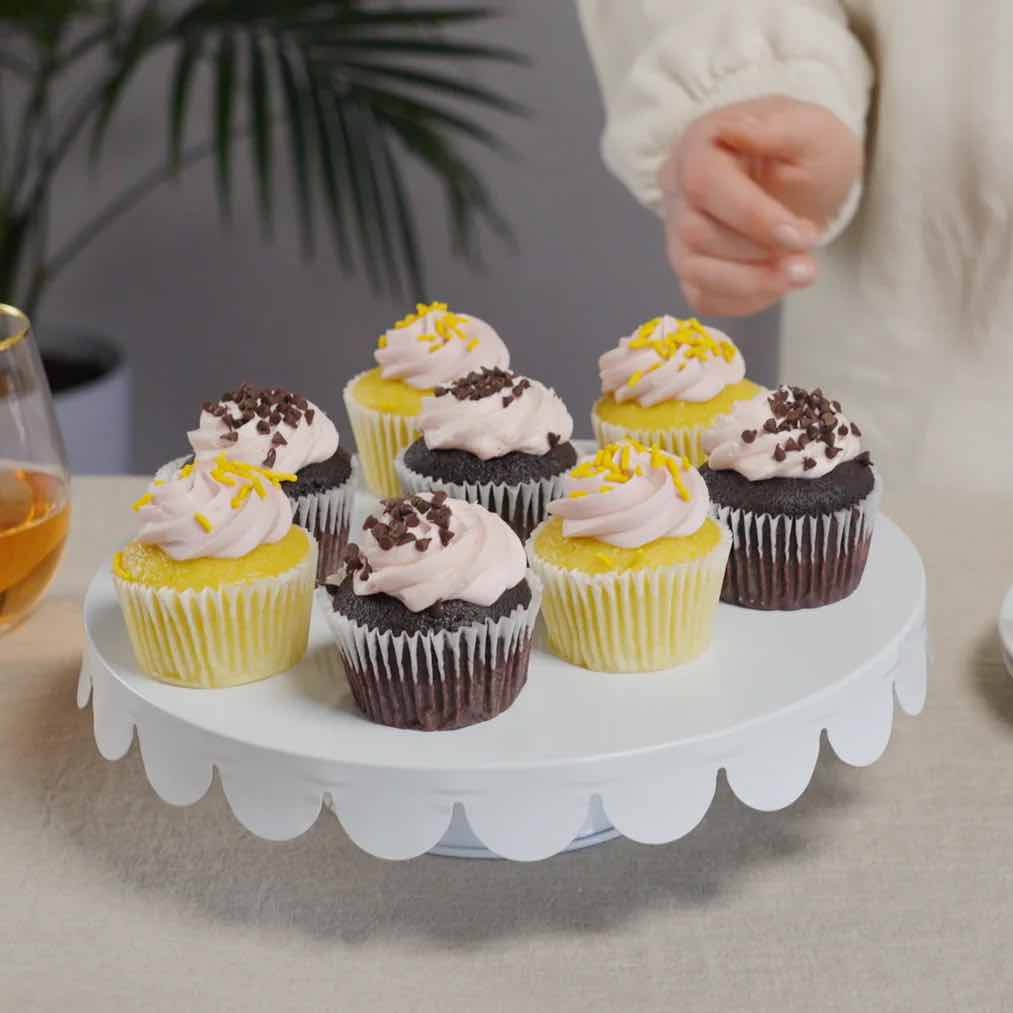 White Metal Cake Stand - Image 2