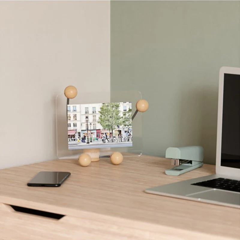 Desk Photo Display Woody Small Black/Natural - Image 7